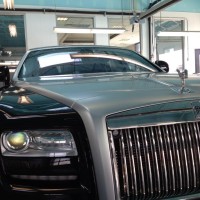 The Rollys Royce Ghost used for the Car Pride commercial